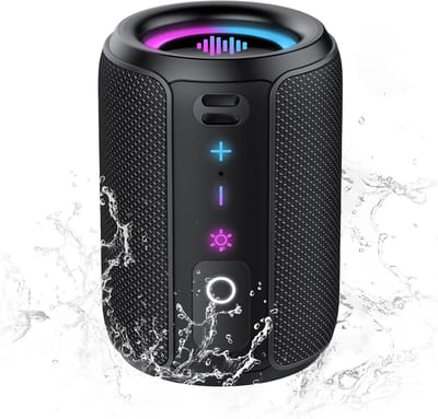 Draagbare Bluetooth Luidspreker - Mini Speaker - Muziek Buiten - IPX7 Waterdicht - 15W Geluid - Zwart