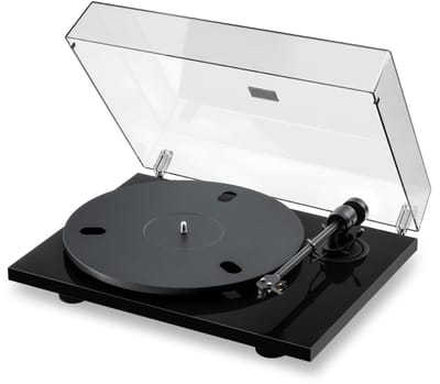 Pro-Ject E1.2 BT Bluetooth Platenspeler – met Phono Voorversterker – Plug and Play – 33/45 RPM – LP Speler – Handmatige Platenspeler – Zwart