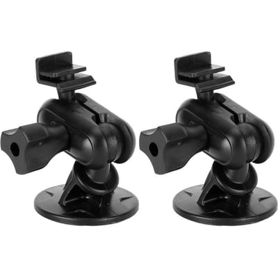 2 stuks Draagbare Dashcam Montagebeugel Dashboard Recorder Universele Zuignap 360 Graden black