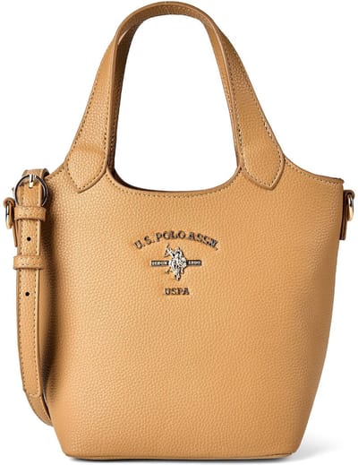 U.S. Polo Assn. Stanford Shopper Tas 24 cm - 5 L - camel