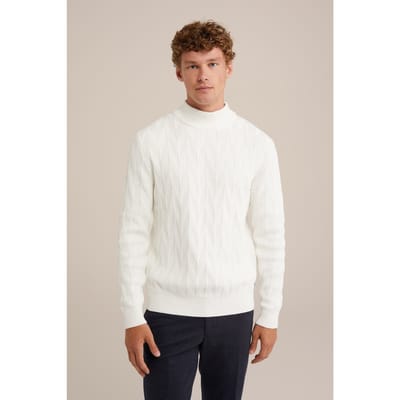WE Fashion Pullover White Taglia: 3XL | Dolcevita Outlet | Uomo | Bianco