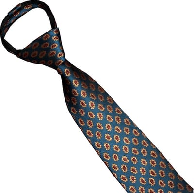 Knoopvrije Stropdas – Easy Tie – Ritssluiting – Stropdas – Bloemen