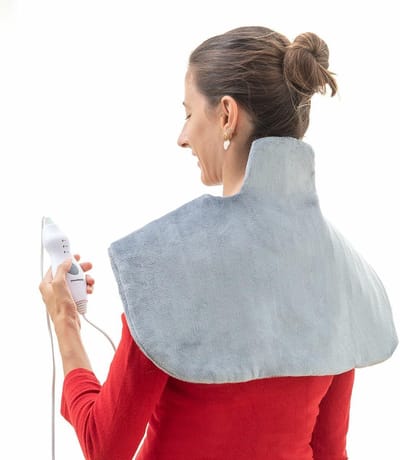 Elektrische Nek- en Schouderverwarmingsdeken met Afstandsbediening - Voor Comfort, Ontspanning en Warmte