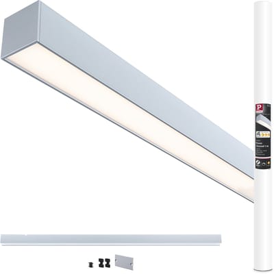 Paulmann lichtlijst Linion, chroom, 1 m, Master ZigBee-transformator