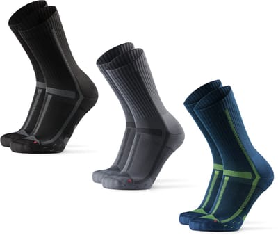 DANISH ENDURANCE Gedempte Hardloopsokken Lange Afstanden - Korte Sokken - Unisex - 3 paar - 48-51