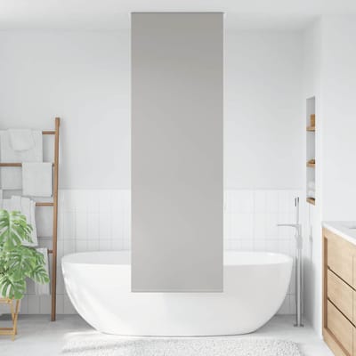 vidaXL - Doucherolgordijn - 80x240 - cm - stofbreedte - 76 - cm