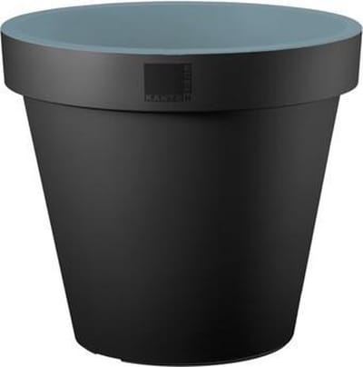 Cosy & Trendy Bloempot Antraciet / Pastelgroen - Kunststof - Ø80x(H)68cm