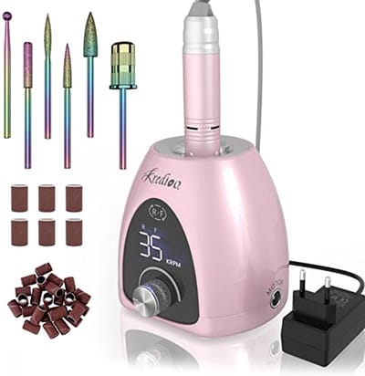 Elektrische Nagelfrees voor Gelnagels - 35.000 RPM, 6-in-1 Manicureset, Draadloos en Lichtgewicht