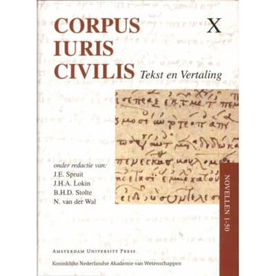 Novellen 1-50 - Corpus Iuris Civilis