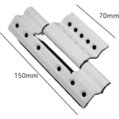 1 Stuk Hoge Hoge Kwaliteit Warmtebehoud Gebroken Brug Vouwscharnieren Aluminiumlegering Deur en Raam Gebroken Brug Scharnier Meubelbeslag