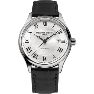 Frédérique Constant Classics FC-303MC5B6 Horloge - Leer - Zwart - Ø 40 mm