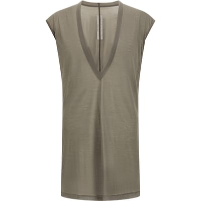 Rick Owens Grijze Katoenen T-shirt