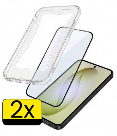 Screenprotector - Geschikt voor Samsung Galaxy S26 - 2 Stuks - Met Installatie Kit - Beschermglas - Gehard Glas - Tempered Glass - Screen Protector