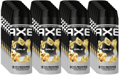 AXE Antitranspirant Deospray Gold- 150 ml - Voordeelverpakking 24 stuks