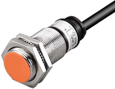 Allecto - Inductieve Naderingssensorschakelaar - Cilindrisch Type - 5 mm Sensing - M18 Rond - 12-24 V DC - 3-aderig - Beveiligingssysteem