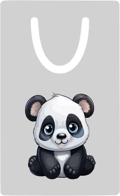 Hacebo® - Pandabeer metalen boekenlegger - Panda - Dieren liefhebbers - Beren - dierentuin - dieren Bladwijzer boekenleggers - 7.6 cm x 5cm
