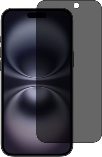 Privacy Screen protector Geschikt voor iPhone 16 Plus - Full screen protector tempered glass van gehard glas