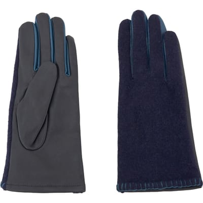 White Stuff Lucie Leather Glove Dark Navy Größe: S/M | Handschuhe Outlet | Damen | Blau