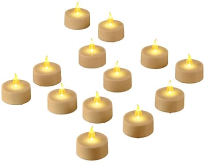 DnA® Led Kaarsen Met Bewegende Vlam - Oplaadbare Waxinelichtjes - Oplaadbare Kaarsen - Oplaadbare Theelichtjes - Wit - 4cm x 13cm x 17cm