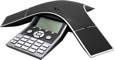 Conferentietelefoon - VoIP Telefoon - Zakelijke Gesprekken - HD Audio Full Duplex - 6 Meter Bereik - Zwart