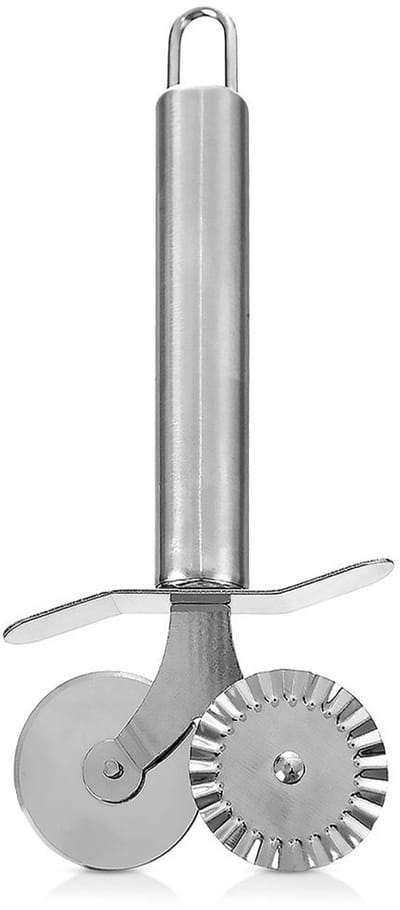 Orion - Stalen Deegwiel - 4 cm - Podwójne - Ergonomische Handgreep