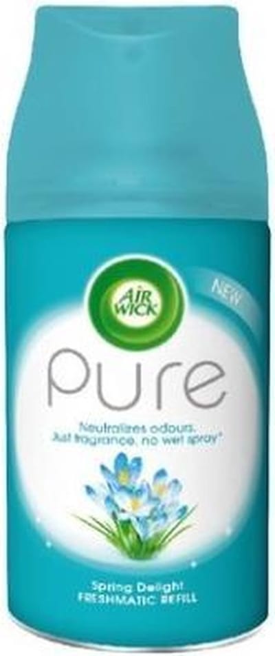 Air Wick Freshmatic Automatische Spray Luchtverfrisser - Pure Lentedauw - Navulling 250ml - Voordeelverpakking 12 stuks