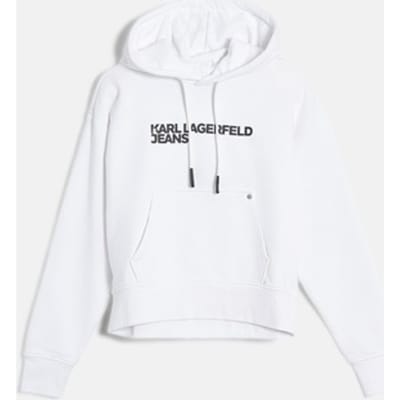 KARL LAGERFELD JEANS A2M20049 KLJ REG LOGO HOODIE Wit M EU