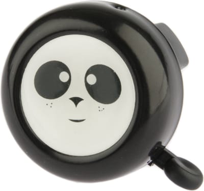Pexkids Kinderfietsbel met pandaontwerp - zwart/wit - duurzaam en weerbestendig