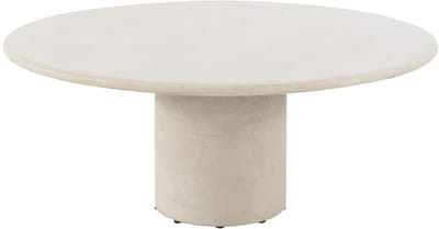 Hampton low dining tuintafel rond mortex beige 160xH69 cm 4 Seasons Outdoor