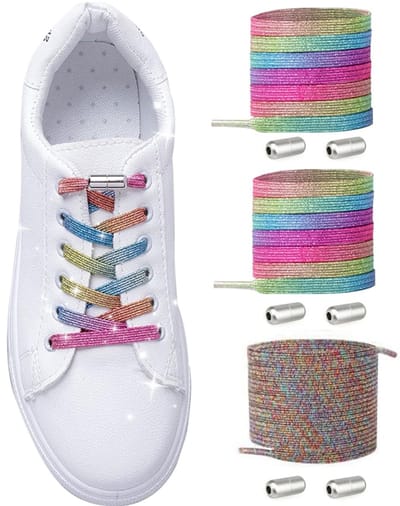 Dailygoods - Elastische Veters zonder Strikken - Snelsluiting voor Sneakers en Hardloopschoenen