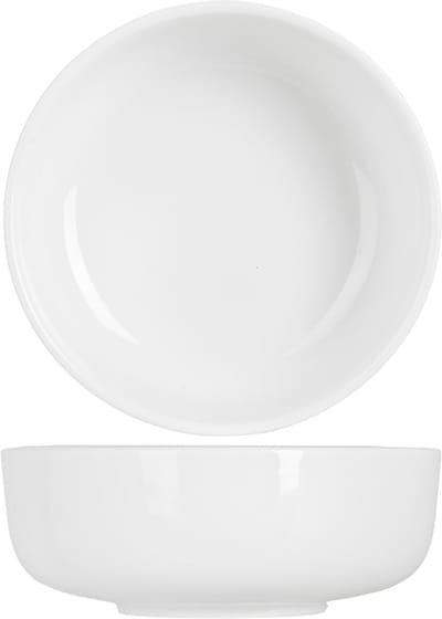 Cosy & Trendy Soepkommen Moon White Wit 4-delig – Porselein Ø 14,5 cm – Vaatwasser, Magnetron & Ovenbestendig