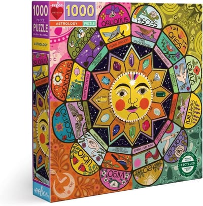 Astrologie Puzzel - Sterrenbeeld Legpuzzel - Ontspanning Thuis - 1000 Stukjes - 58x58cm - Multicolor