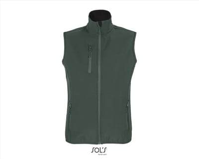 SOL'S Women´s Falcon Zipped Softshell Bodywarmer L03826 - Forest Green - M