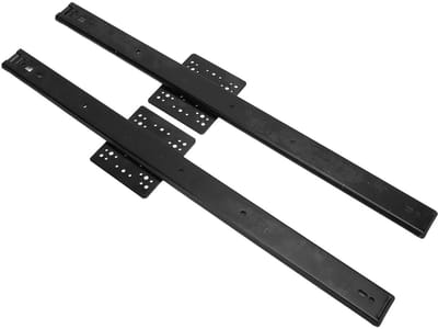 Dailygoods - Concealed sliding door rail - 20 inch - Sterke materiaal - Koude geprofileerde staal - Maximale belasting 20 kg - Geschikt voor kasten en...