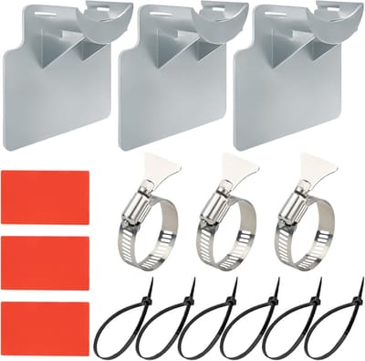 Buishouder voor zwembad, 3 stuks, houder voor zwembad, afneembare buishouder, accessoires voor zwembaden met een diameter van 21 tot 38 mm