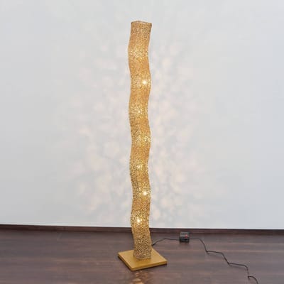 Holländer Vloerlamp ODISSEA, goudkleurig, hoogte 171 cm, metaal, 7 x G4