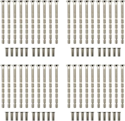40 Sets M4x60mm Schroeven met Mouwen voor Deurklinken en Meerdere Toepassingen