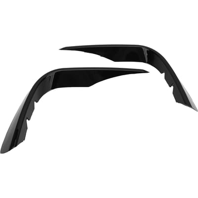 Voorbumper Windmes Vinstijl Auto Glans Zwart Mistlicht Wenkbrauwkap Blad Trim voor Benz GLC?Klas black