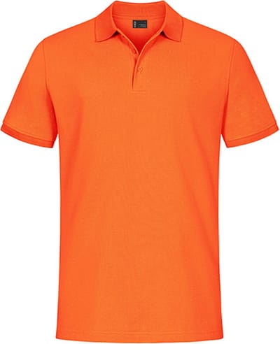 Herenpolo 'Promodoro' met korte mouwen Flame - S