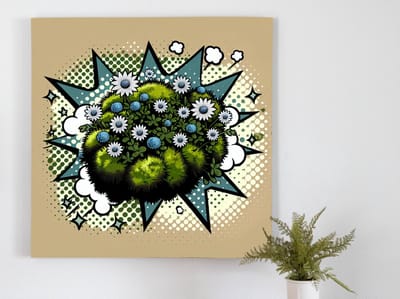 Kunstprint | Wanddecoratie | Dibond | 50 × 50 cm