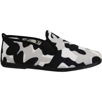 Flossy Style Camouflage Heren Camo Plimsolls