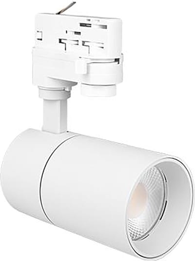 LED Railspot - Track Spot - Prixa Refin - 3-Fase - 20W 1600lm 36D - 865 Helder/Koud Wit 6500K - Mat Wit