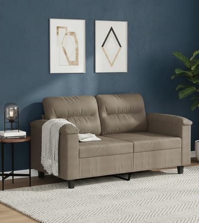 Hoekbank Iseo met Slaapfunctie Rechts – L-vormige Bank met Uittrekbare Slaapfunctie en Comfortschuim – Beige, House&Garden