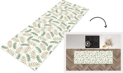 Keukenloper - Loper keuken - Kerst - Patronen - Takken - 150x50 cm - Keukenloper vinyl