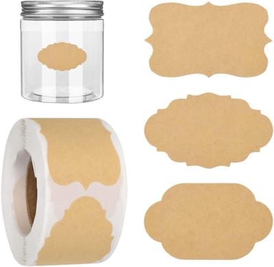 Solidchoice - Set van 500 Zelfklevende Cadeau-Etiketten voor Diverse Toepassingen