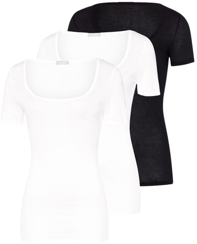 Hanro Dames onder t-shirts 3 pack Ultralight