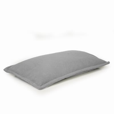 Drop & Sit Zitzak – Fijne Teddystof – 100x150 cm – Comfortabel & Stijlvol – Binnengebruik – Handgemaakt in Benelux - Grijs