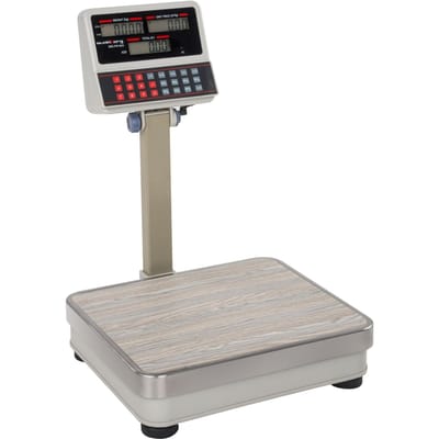 Controle weegschaal - 100 kg / 10 g - 30 x 35 cm - 6 LCD hoge displays - Steinberg Systems