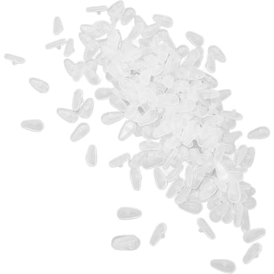 100 Paar Siliconen Luchtkussen Neuspads Bril Neuspads Neusbrug Pads Vervanging voor white