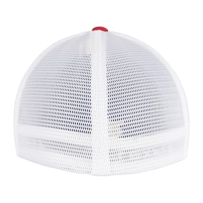 Flexfit 360 Tweekleurige Omnimesh Cap (Rood/Wit)